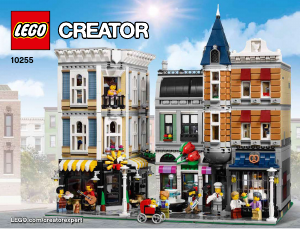 Vadovas Lego set 10255 Creator Konstravimo aikštė