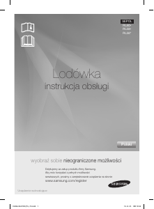 Instrukcja Samsung RL58GRGIH Lodówko-zamrażarka