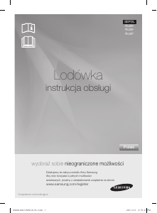 Instrukcja Samsung RL60GGGRS Lodówko-zamrażarka