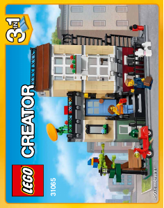 Manual Lego set 31065 Creator Park street townhouse