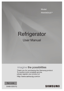 Manual Samsung RN40MD8J0SE/SH Fridge-Freezer