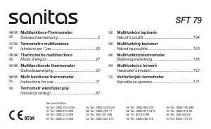 Brugsanvisning Sanitas SFT 79 Termometer