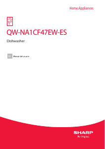 Manual de uso Sharp QW-NA1CF47EW-ES Lavavajillas