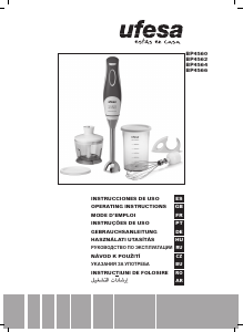 Наръчник Ufesa BP4560 Ръчен блендер