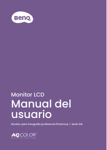 Manual de uso BenQ SW272Q Monitor de LCD