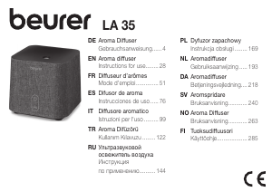 Manual de uso Beurer LA 35 Difusor de aroma