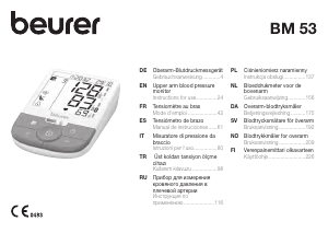 Manuale Beurer BM 53 Misuratore di pressione