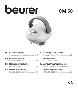 Kullanım kılavuzu Beurer CM 50 Masaj cihazı