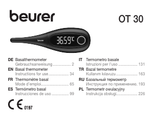 Instrukcja Beurer OT 30 Termometr