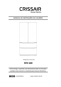 Manual Crissair RFD 640 Frigorífico combinado