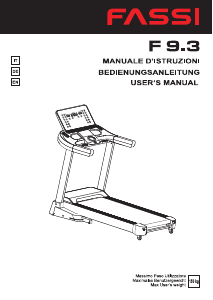 Manual Fassi F 9.3 Treadmill