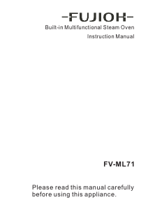 Manual Fujioh FV-ML71 Oven