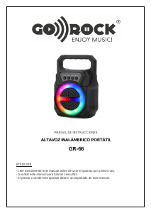 Manual Go Rock GR-66 Speaker
