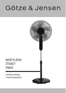 Instrukcja Götze & Jensen FN605 Wentylator