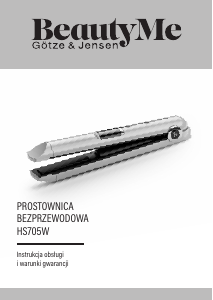 Instrukcja Götze & Jensen HS705W BeautyMe Prostownica