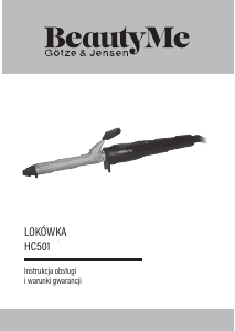 Instrukcja Götze & Jensen HC501 BeautyMe Lokówka