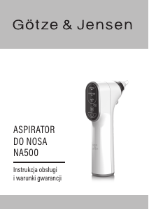 Instrukcja Götze & Jensen NA500 Inhalator