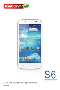 Manual Karbonn S6 Telefon mobil