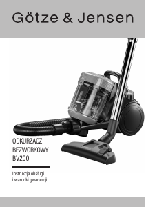 Instrukcja Götze & Jensen BV200 Odkurzacz