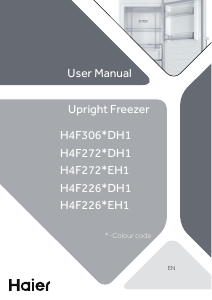 Manual de uso Haier H4F306WDH1 Congelador