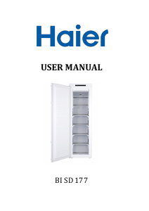 Manual de uso Haier BI SD 177 Congelador