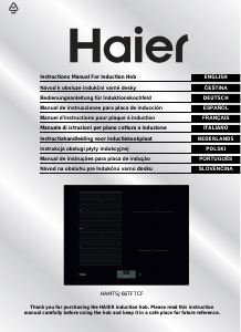Manual de uso Haier HAMTSJ66TFTCF Placa