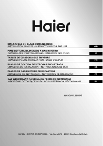 Manuale Haier HAVG9WL38WPB Piano cottura
