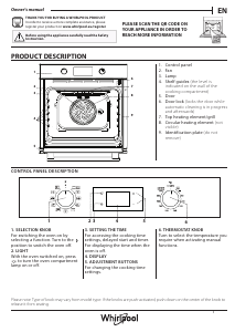 Manual Whirlpool OMK58RU1X Cuptor