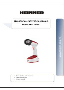 Manual Heinner HGS-1400RD Garment Steamer