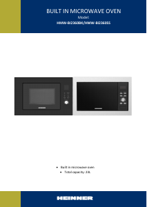 Manual Heinner HMW-BI2360SS Microwave