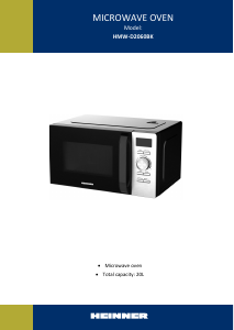 Manual Heinner HMW-D2060BK Microwave