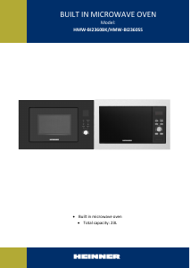 Manual Heinner HMW-BI2360BK Microwave