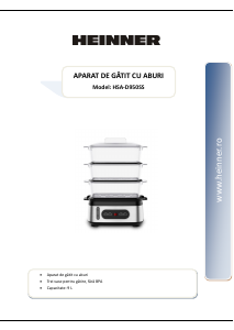 Handleiding Heinner HSA-D950SS Stoomkoker