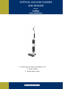 Használati útmutató Heinner HSVC-M18WH3IN1 Porszívó