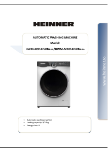 Handleiding Heinner HWM-M914IVKB+++ Wasmachine
