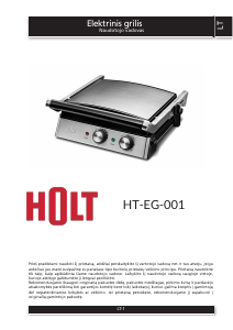 Vadovas Holt HT-EG-001 Sąlyčio kepsninė