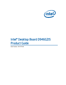 Manual Intel D946GZIS Motherboard