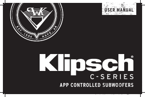 Handleiding Klipsch C-310ASWi Subwoofer