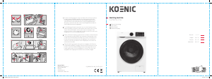 Mode d’emploi Koenic KWM 8156 A INV Lave-linge