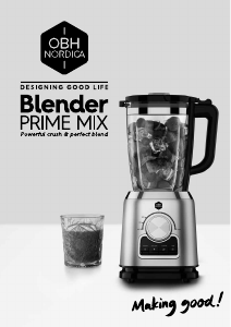 Manual OBH Nordica 7739 Prime Mix Blender