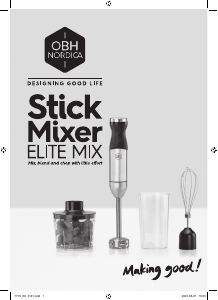 Manual OBH Nordica 7715 Elite Mix Hand Blender