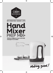 Bruksanvisning OBH Nordica HO4601S0 Prep Mix+ Elvisp