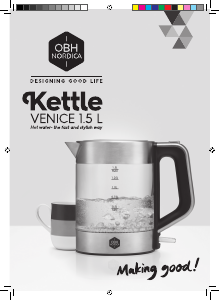 Manual OBH Nordica 6418 Venice Kettle