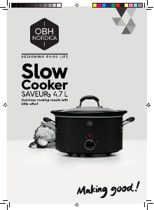 Brugsanvisning OBH Nordica 7976 Saveur Slow Cooker