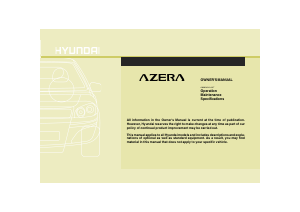 Manual Hyundai Azera (2009)