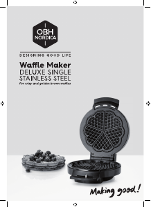 Manual OBH Nordica 6991 Deluxe Single Waffle Maker