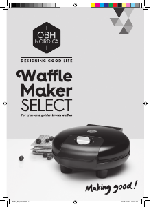 Manual OBH Nordica 6967 Select Waffle Maker