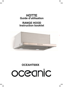 Mode d’emploi Oceanic OCEAHT60IX Hotte aspirante