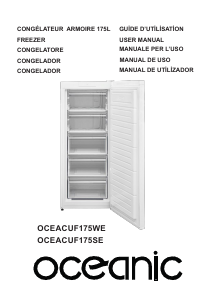 Manual Oceanic OCEACUF175WE Freezer