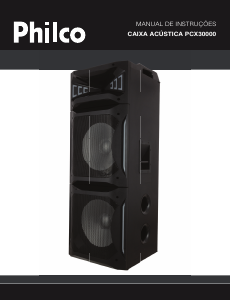 Manual Philco PCX30000 Altifalante